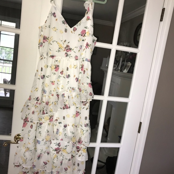 NWOT Carly Jeans Los Angeles Floral Midi Dress - Picture 2 of 3